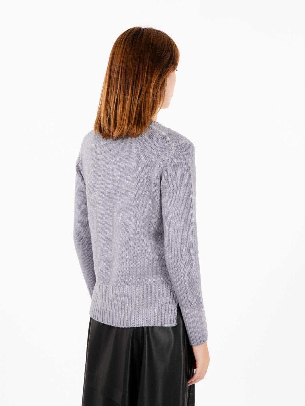 Grey V-Neck Sweater