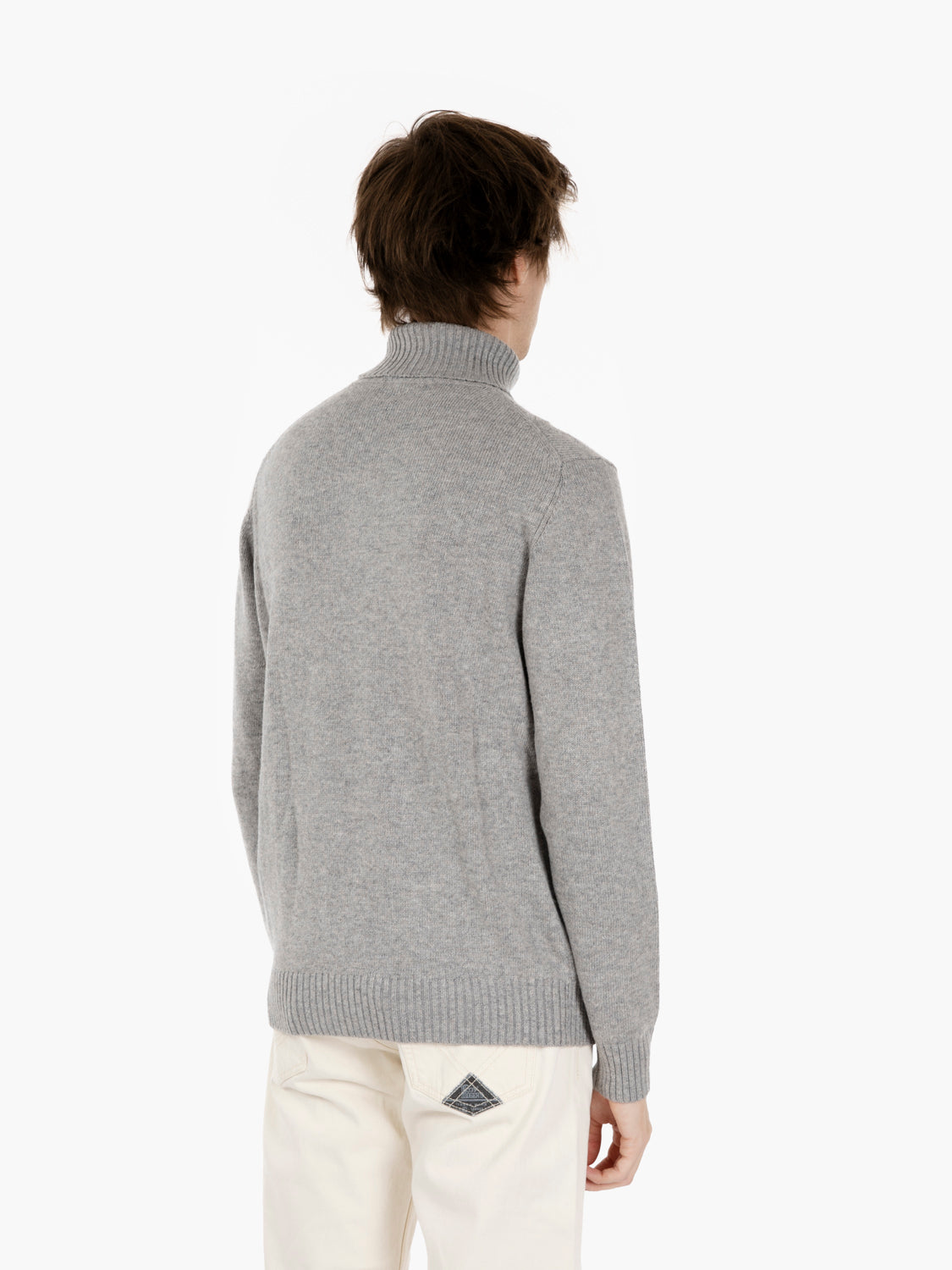 BRAIDED TURTLENECK CASHMERE AND FELT BLEND 4210225_102