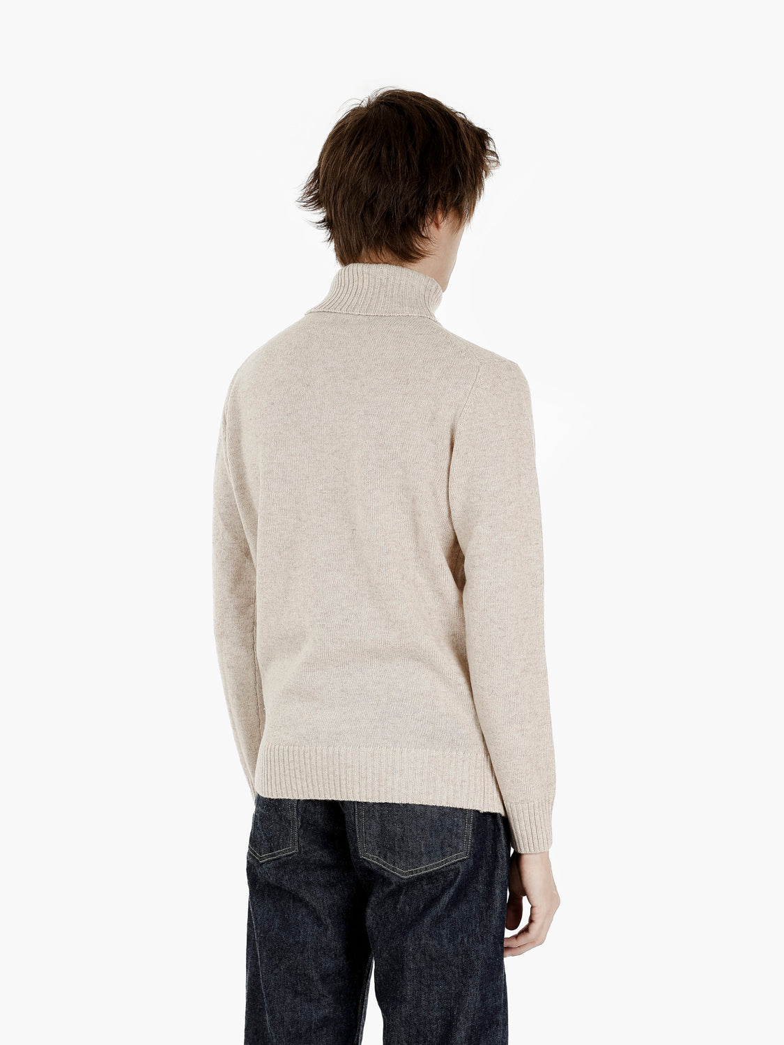 Maglione dolcevita avena