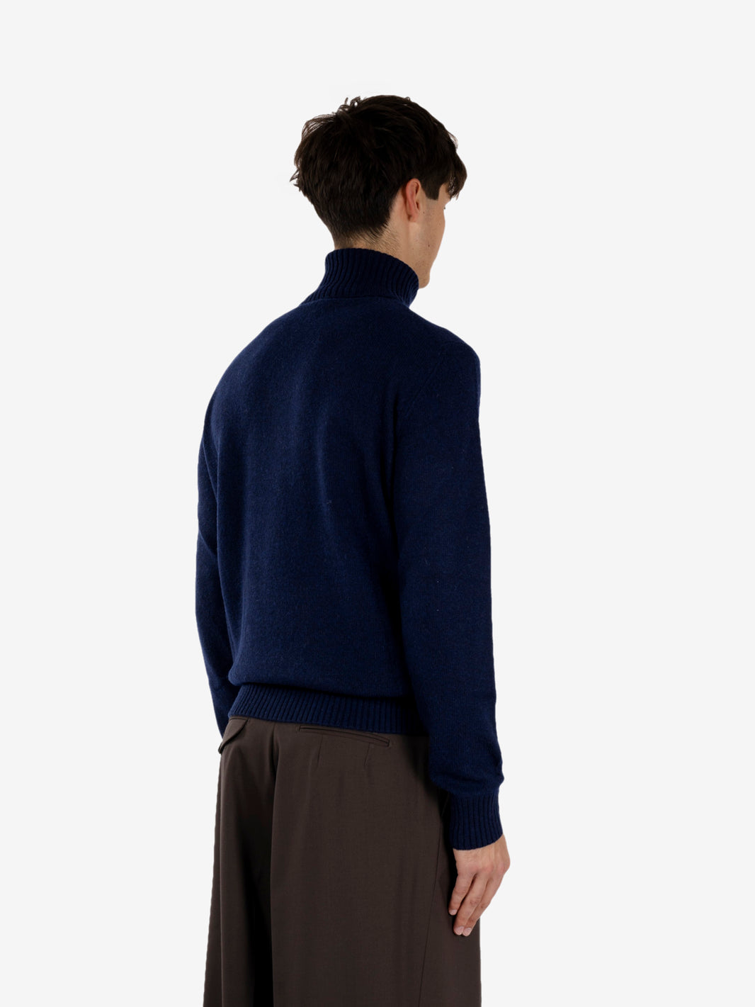 Maglione dolcevita inchiostro