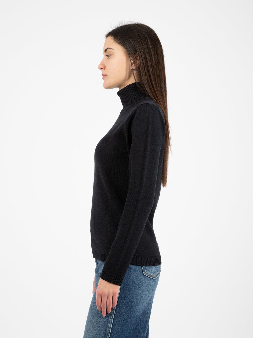 Maglione dolcevita nero