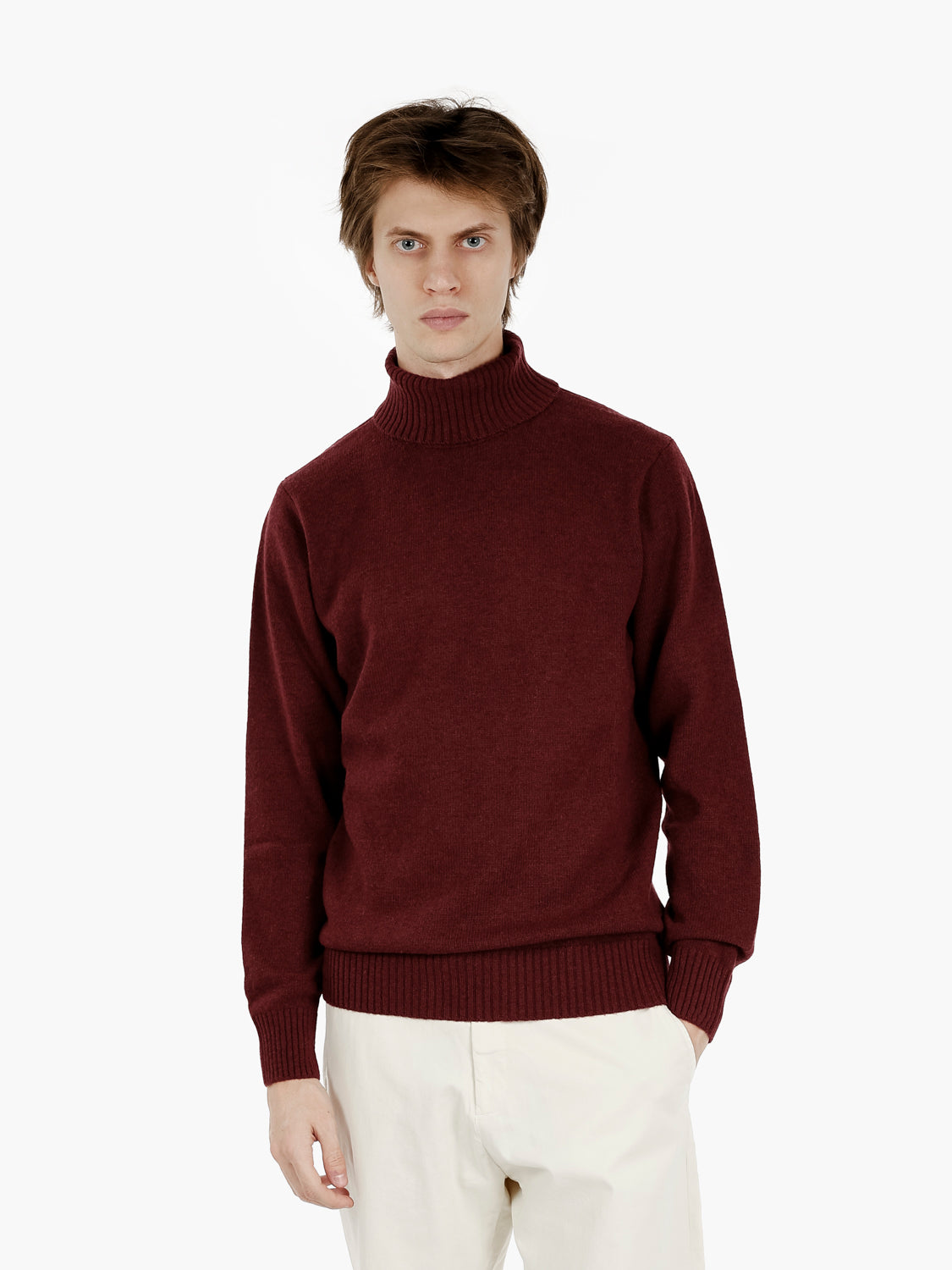 Maglione dolcevita vin brulè