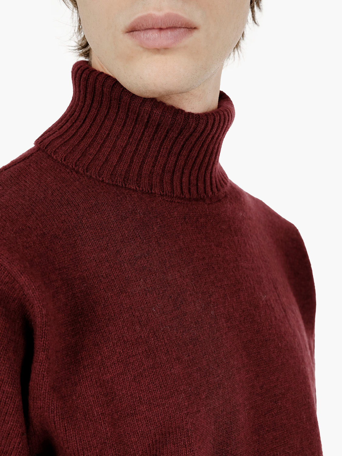 Maglione dolcevita vin brulè