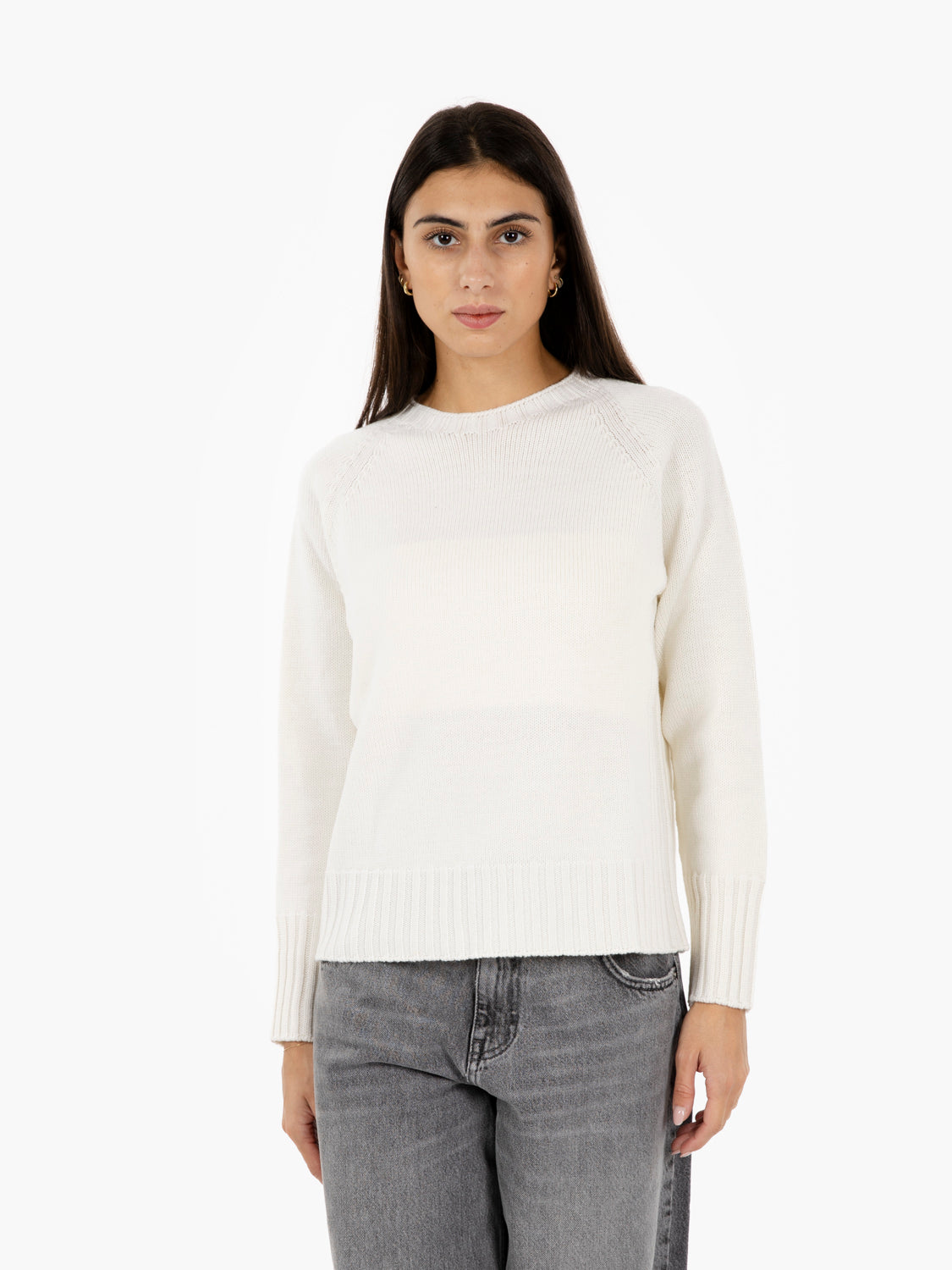 CAMP WHITE BOX CREW NECK SWEATER 325799_004