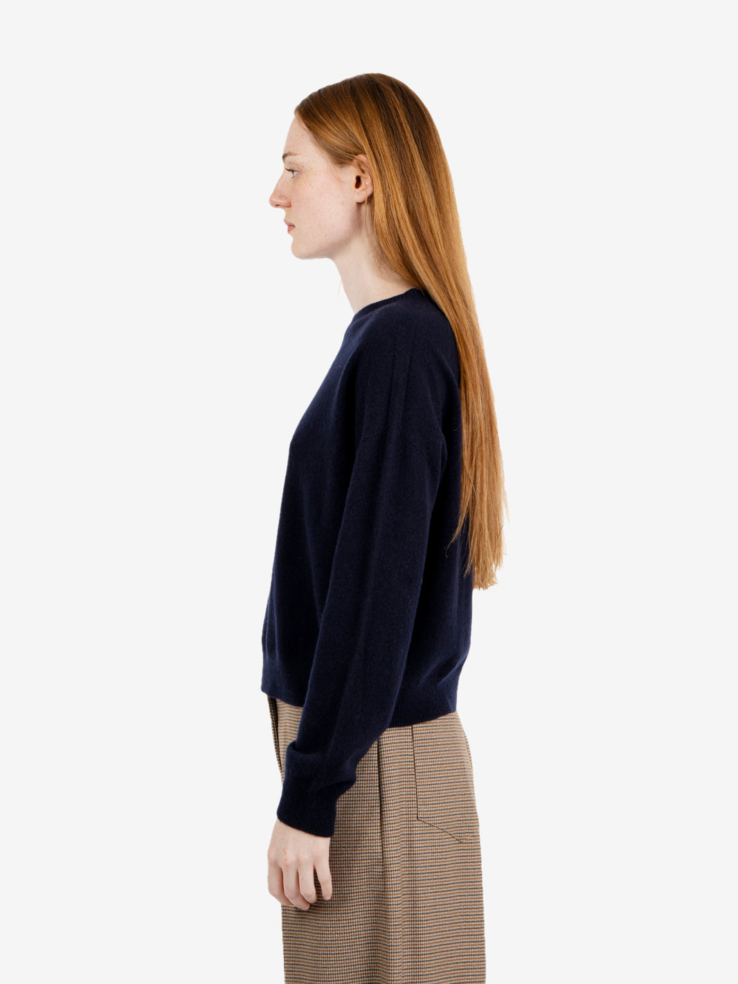 Night boxy crew neck sweater