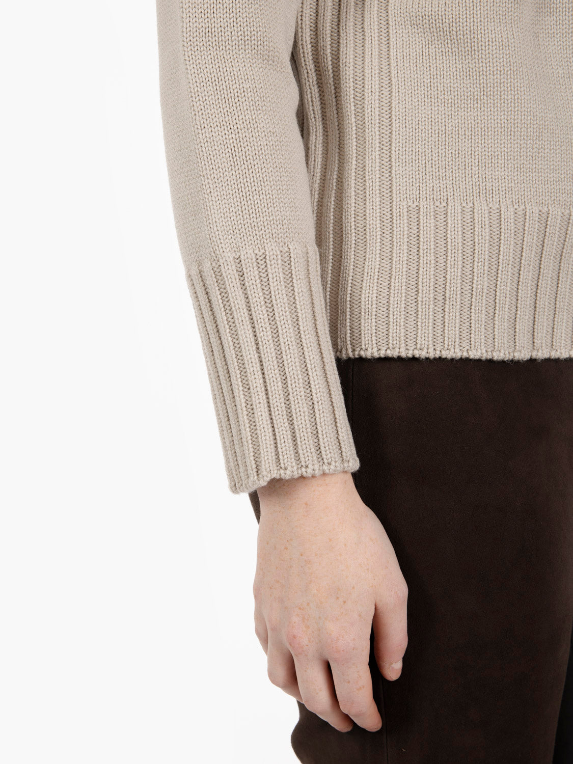 Stucco box crew neck sweater