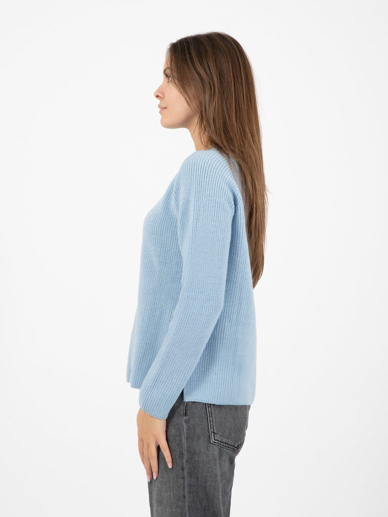 STIMM - Maglione girocollo azzurro