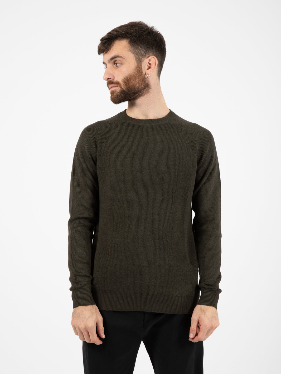 Maglione girocollo forest