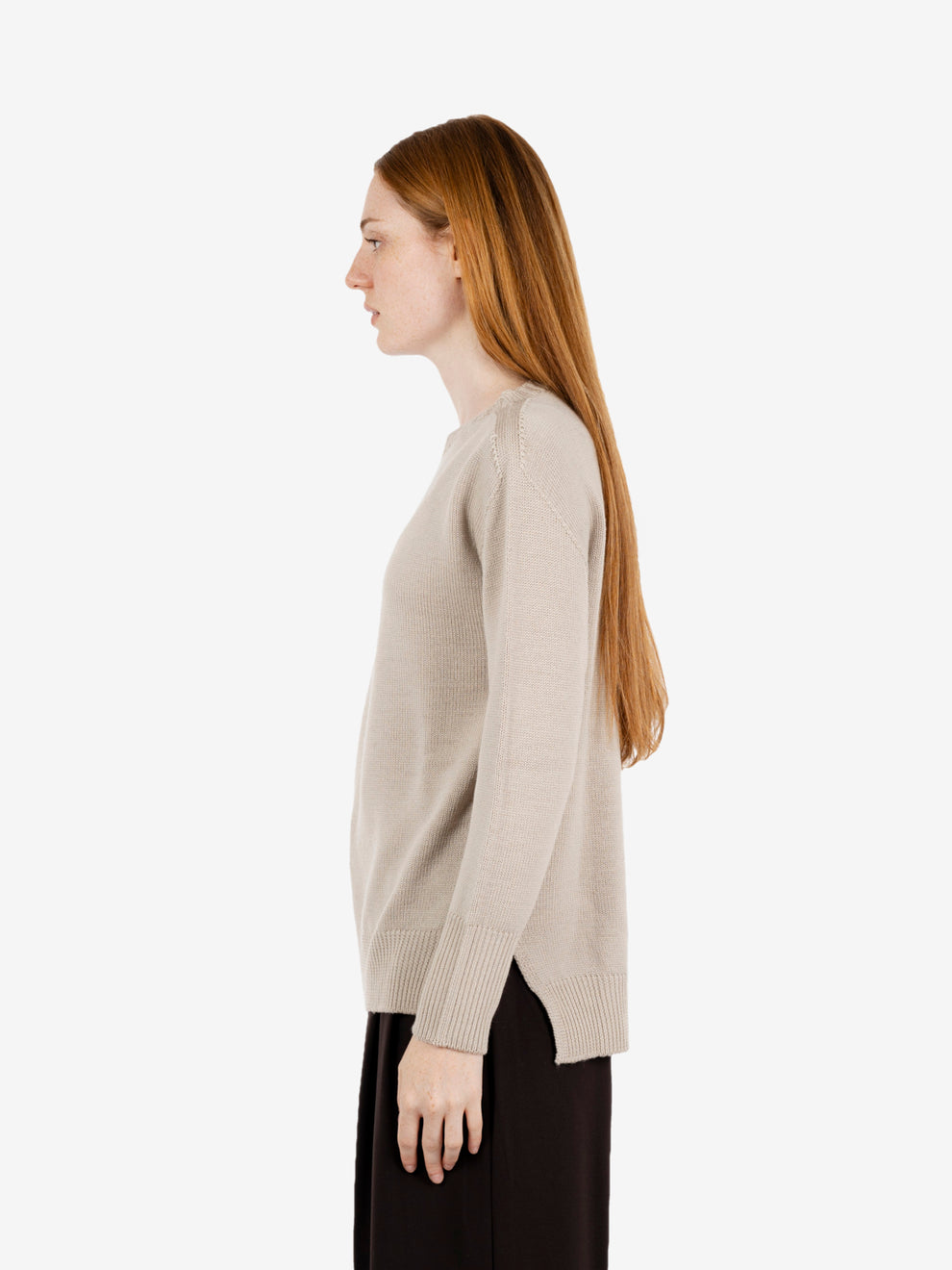 Frappuccino wool crew neck sweater