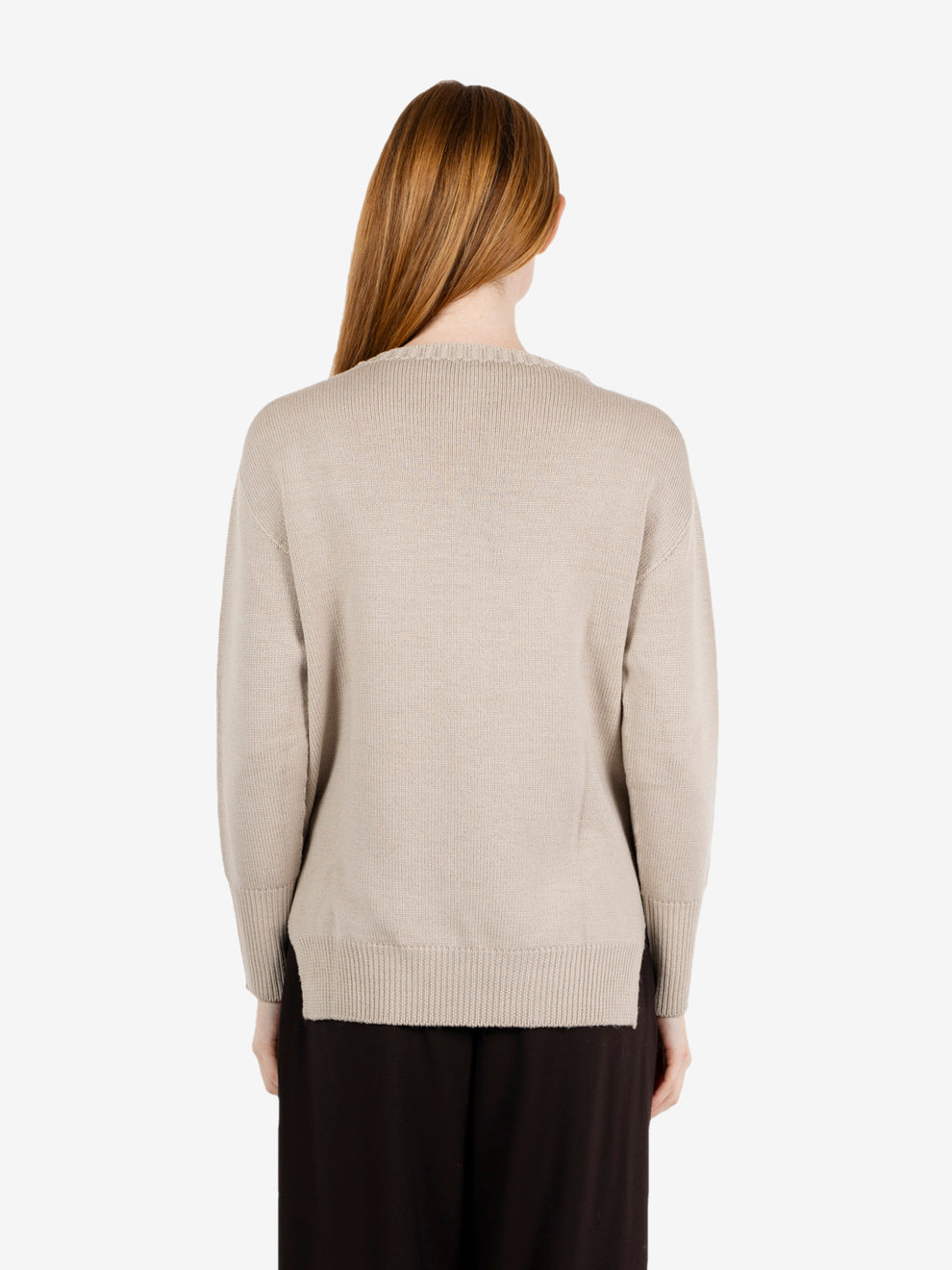 Frappuccino wool crew neck sweater