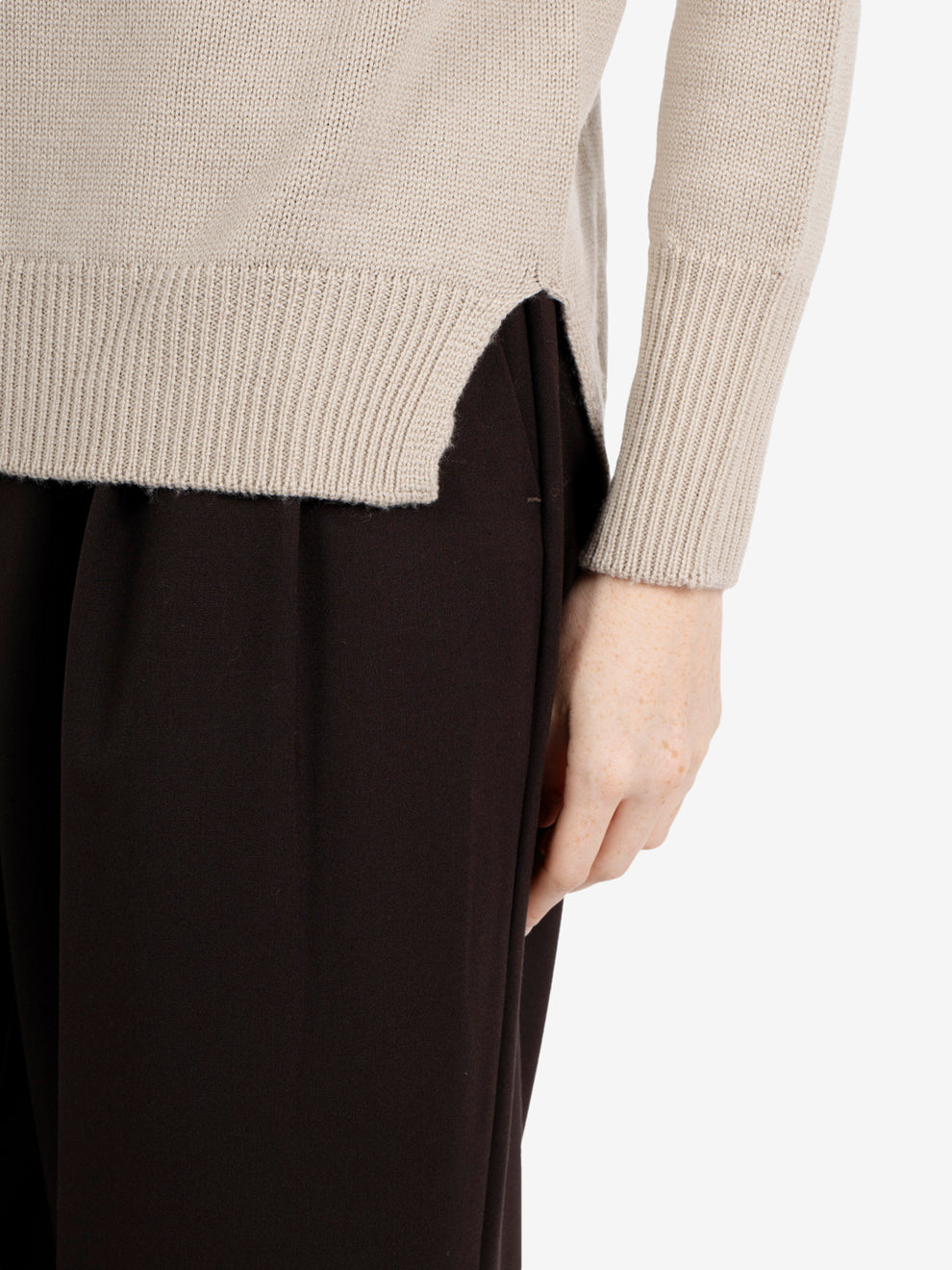 Frappuccino wool crew neck sweater