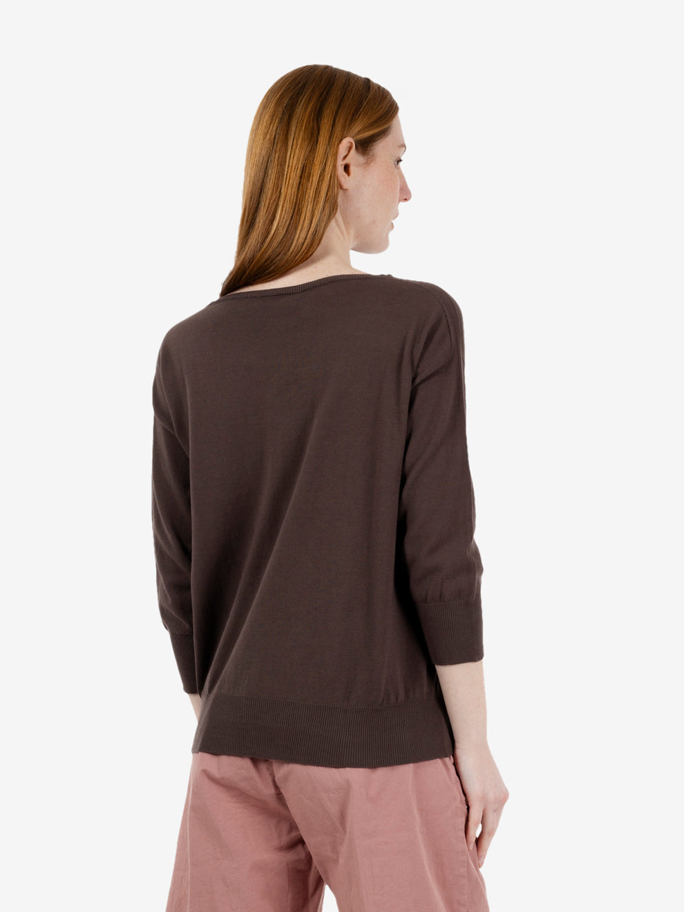 Maglione girocollo moro