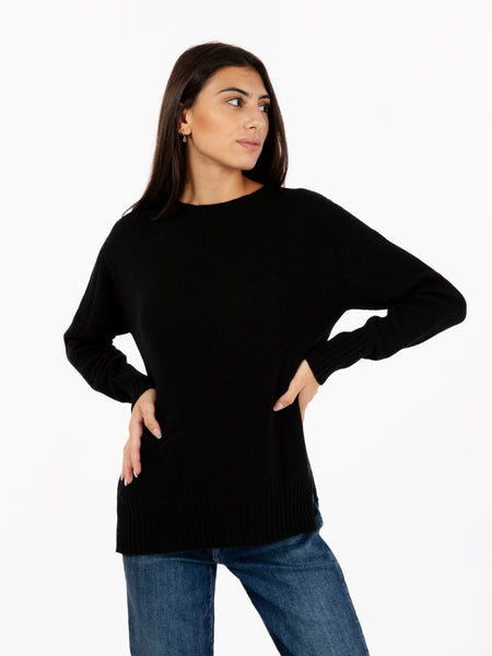 Maglione girocollo nero