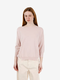 Maglione girocollo rosa