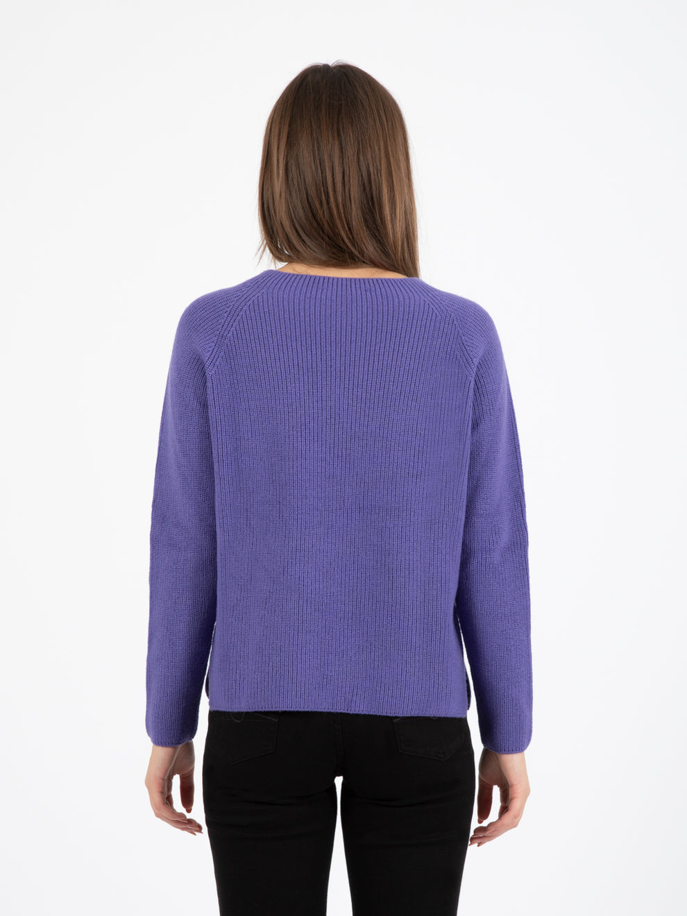 Maglione in lana ametista