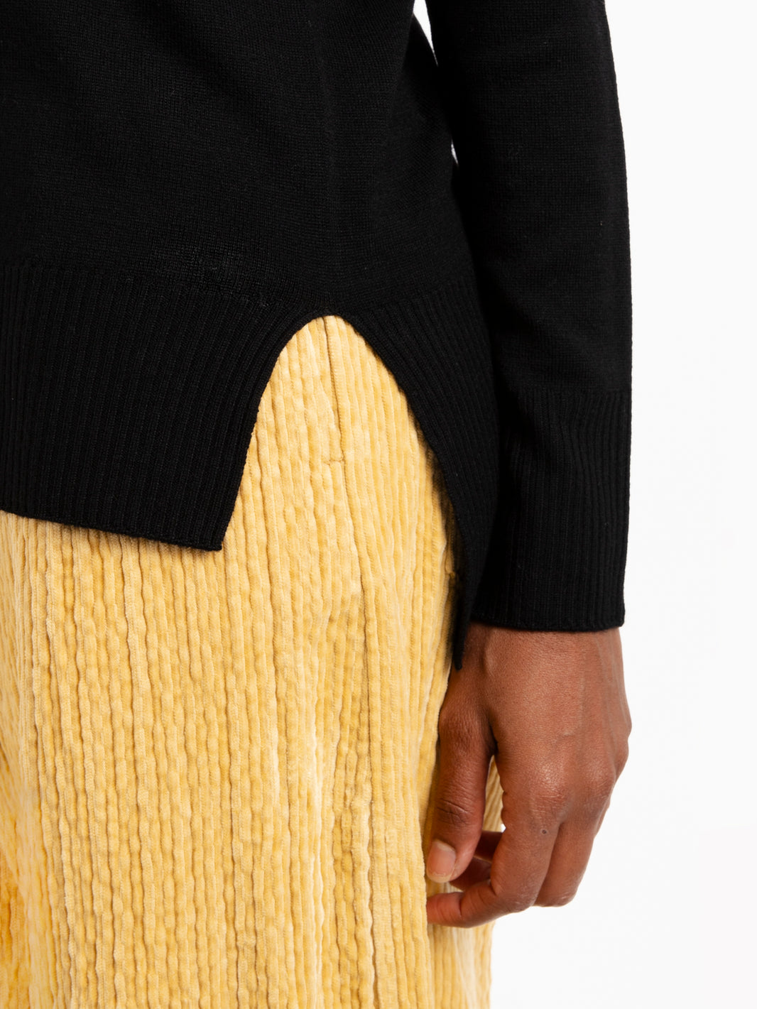 Maglione in lana nero