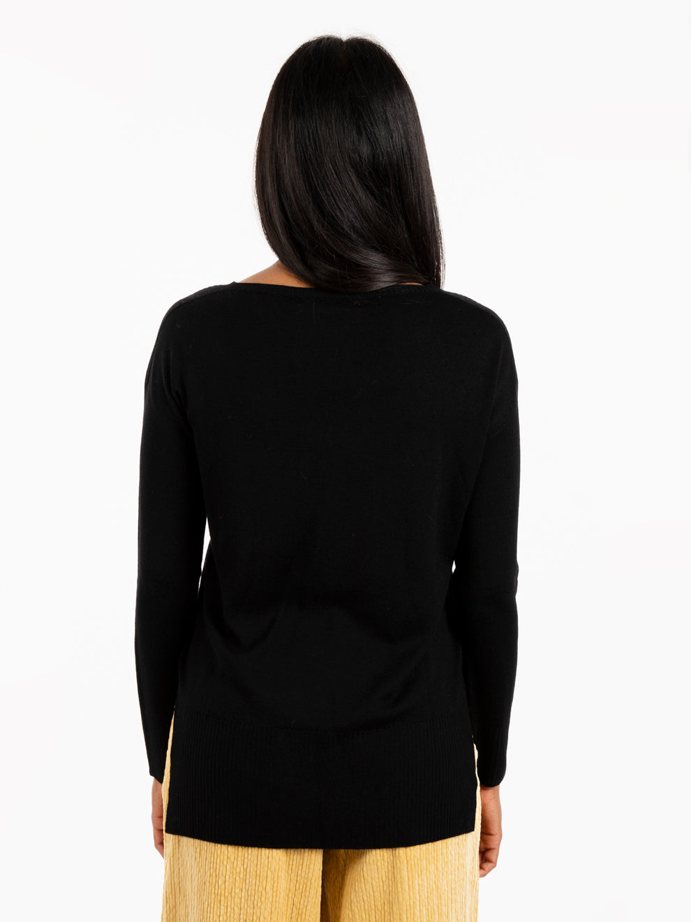 Maglione in lana nero
