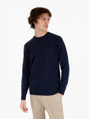 STIMM - Maglione in misto lana blu