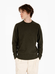 STIMM - Maglione in misto lana verde militare