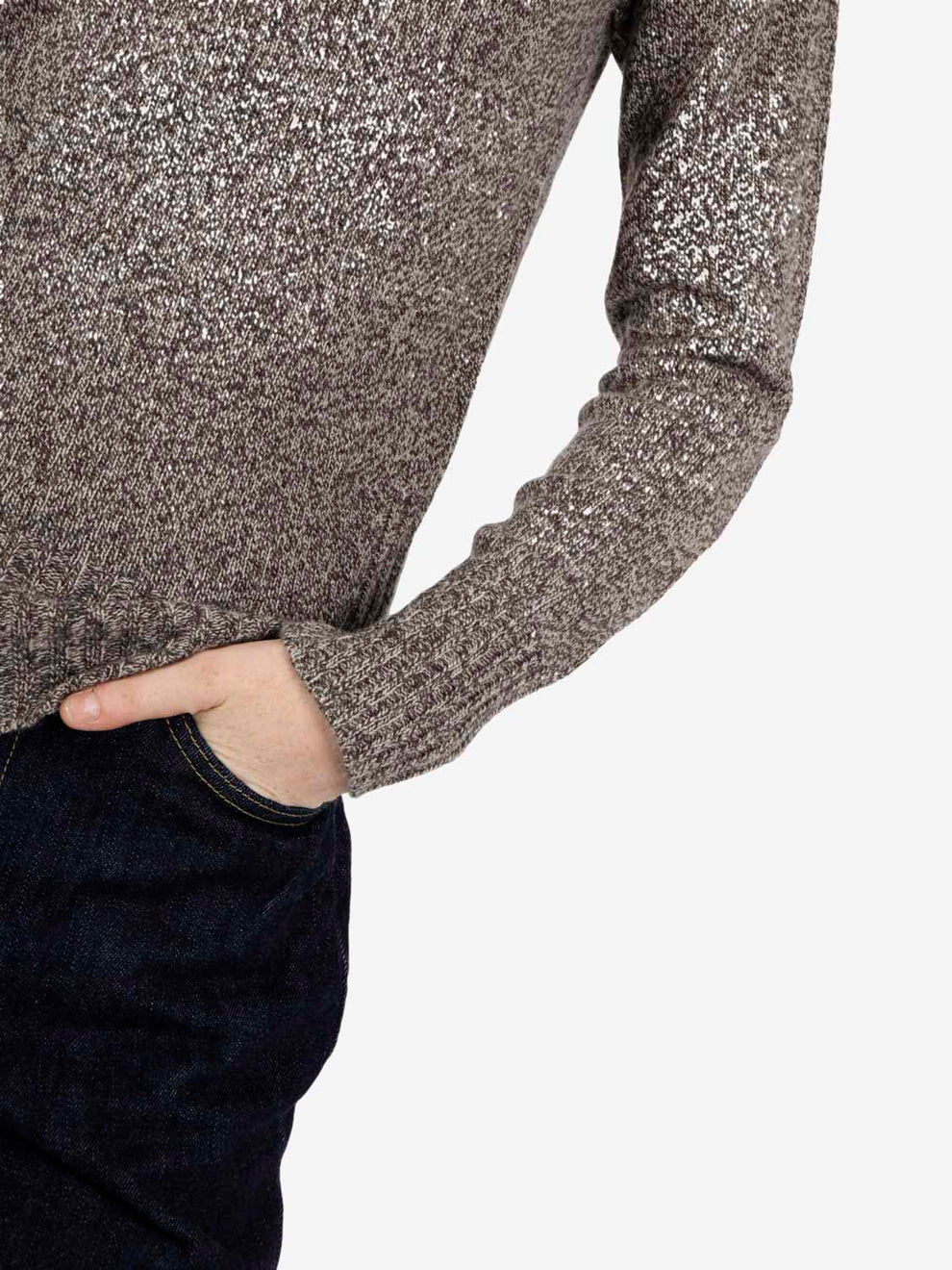 Maglione lurex moro