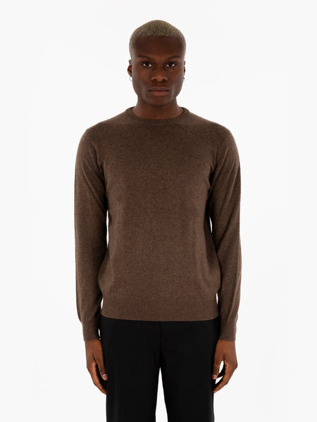 Maglione misto cashmere visone