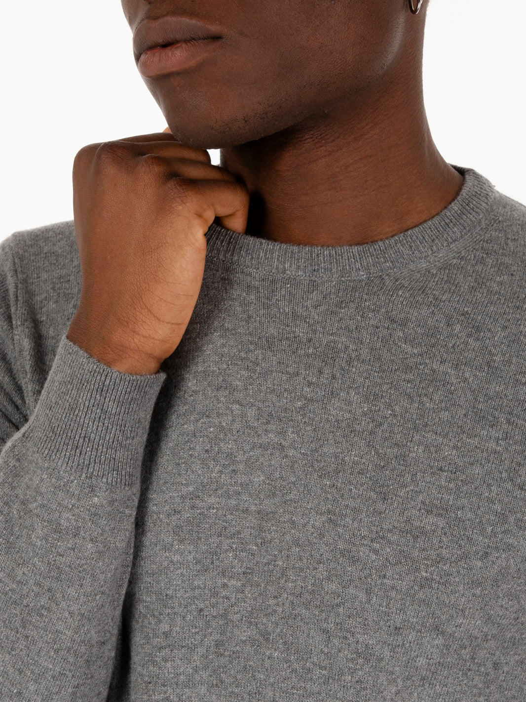 Maglione misto cashmire feltro