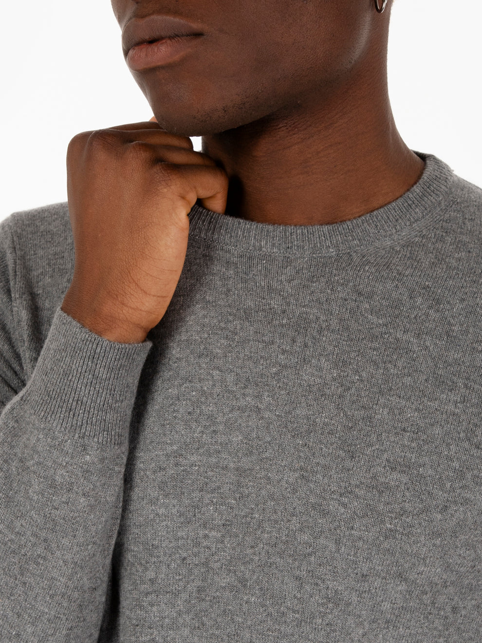 Maglione misto cashmire feltro