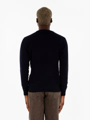 STIMM - Maglione misto cashmire navy