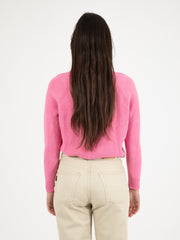 STIMM - Maglione rosa manica lunga