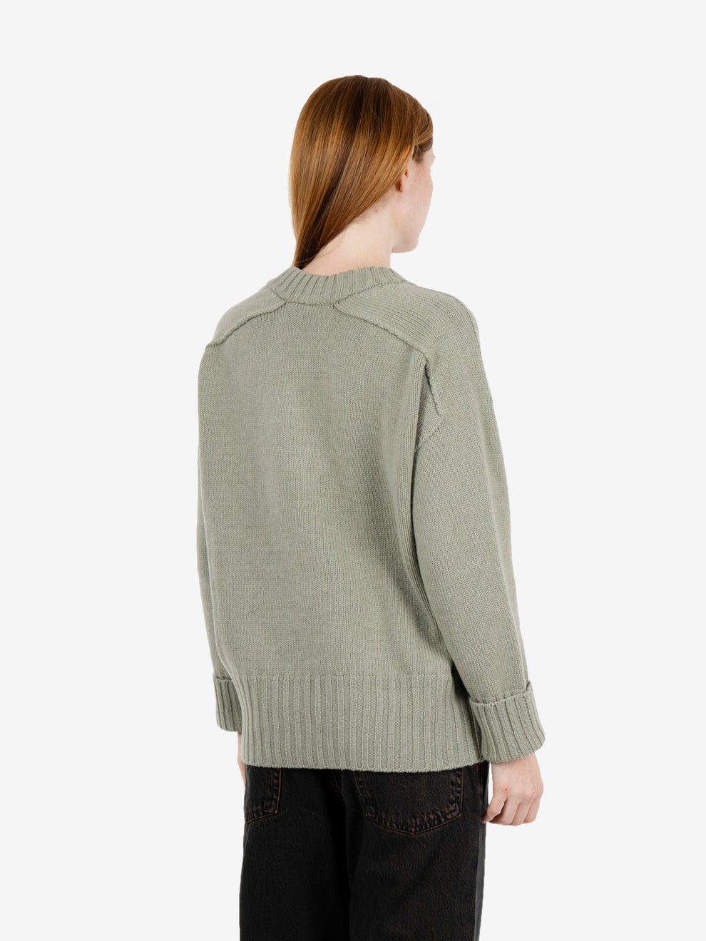 Sage V-neck sweater