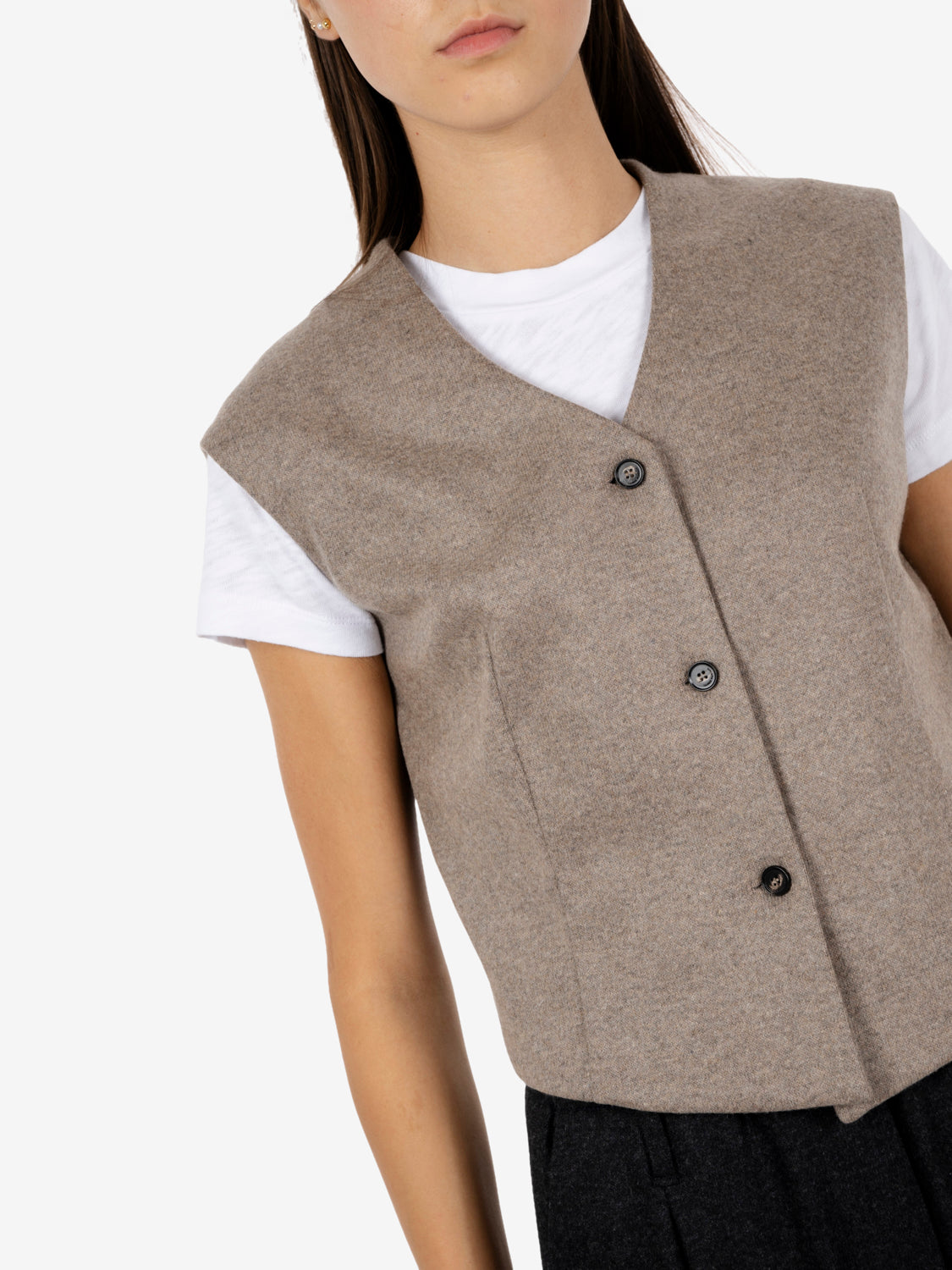 Cooper brown casha / anthracite vest