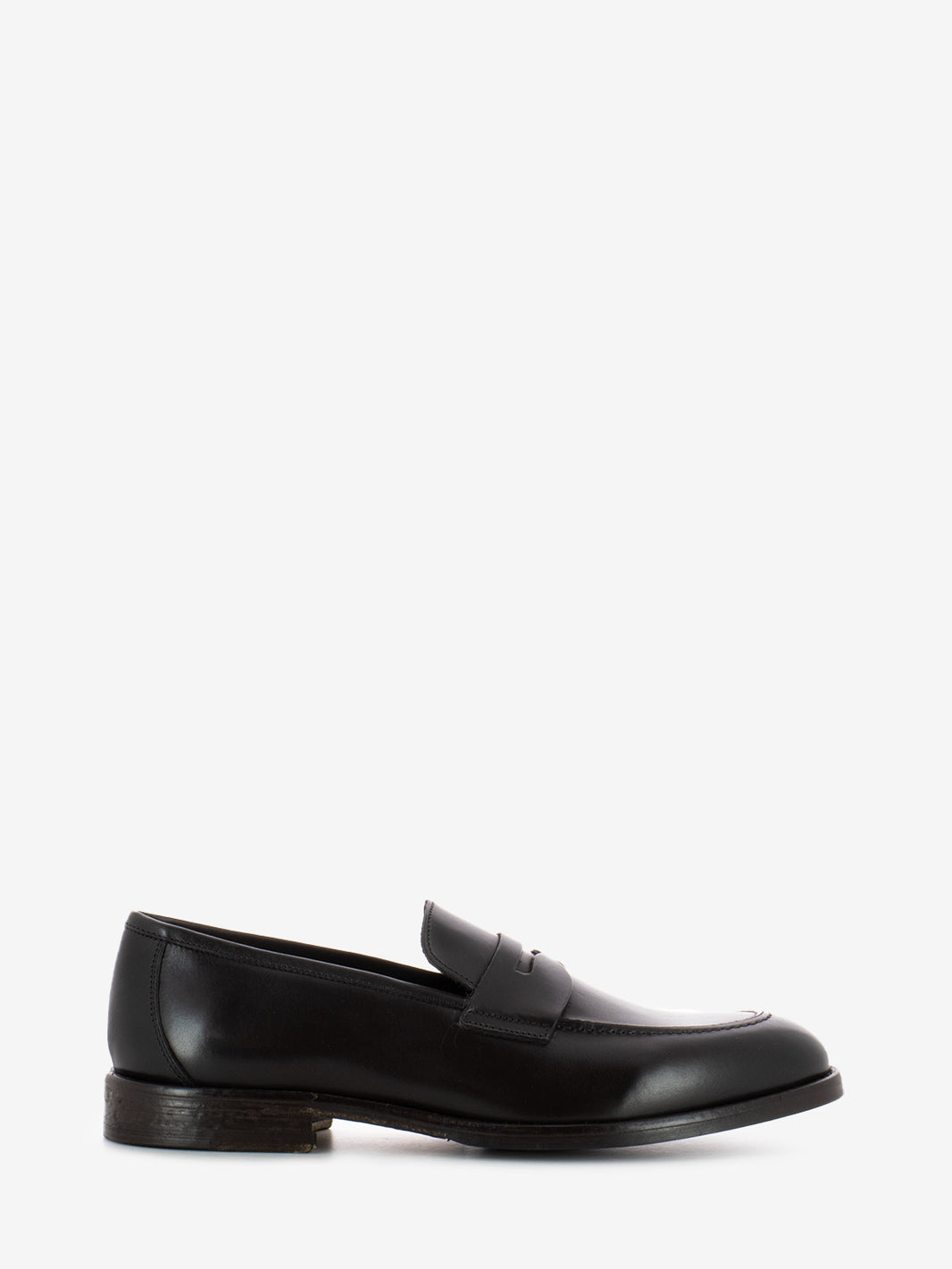 College Moccasins in Dark Brown Leather