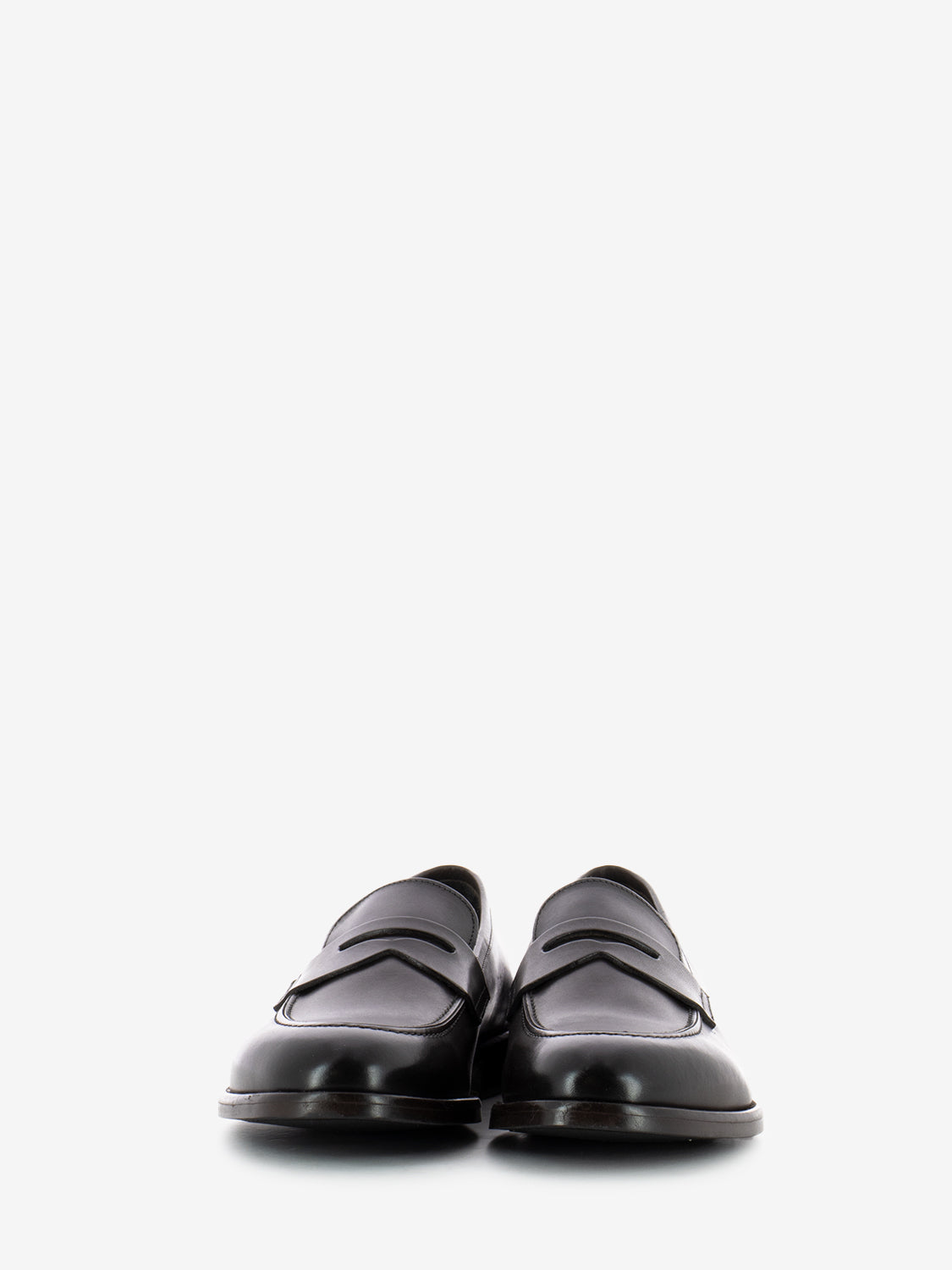 College Moccasins in Dark Brown Leather