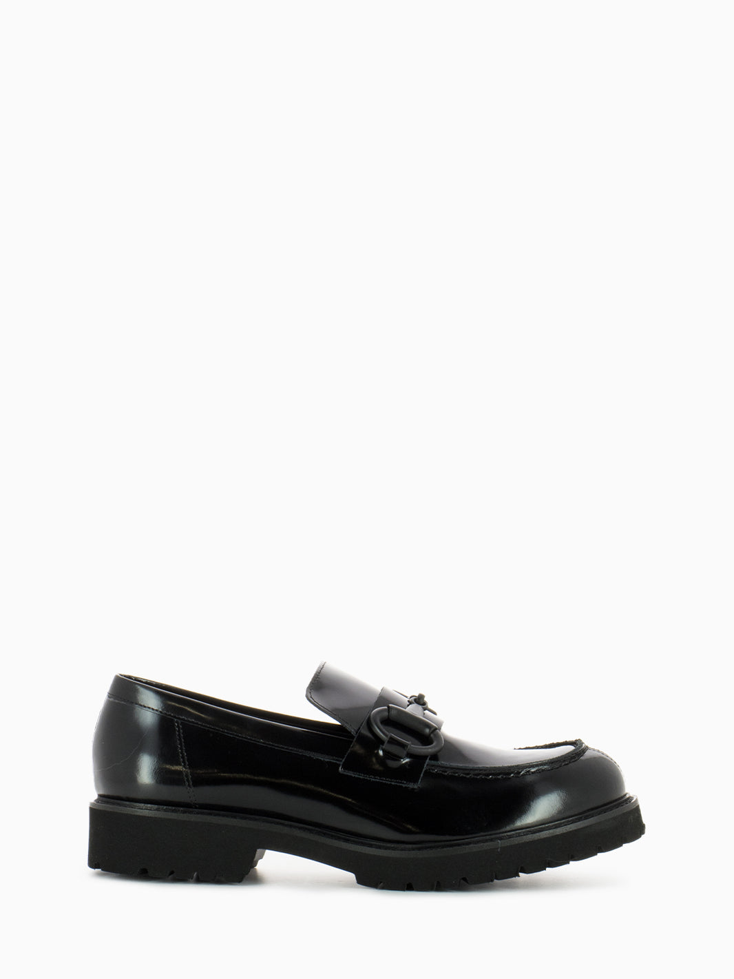 Black Clamp Loafers