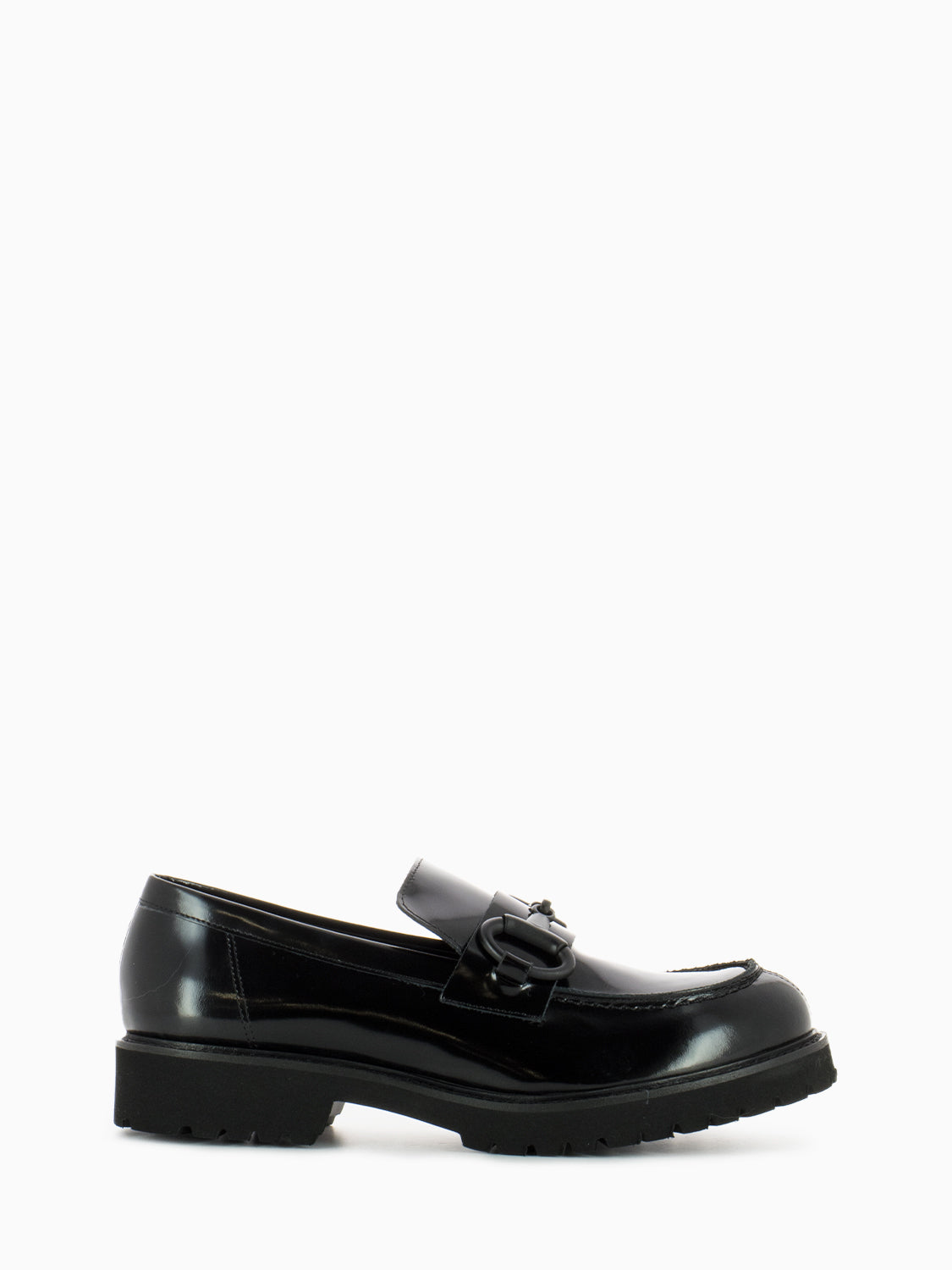 Black Clamp Loafers