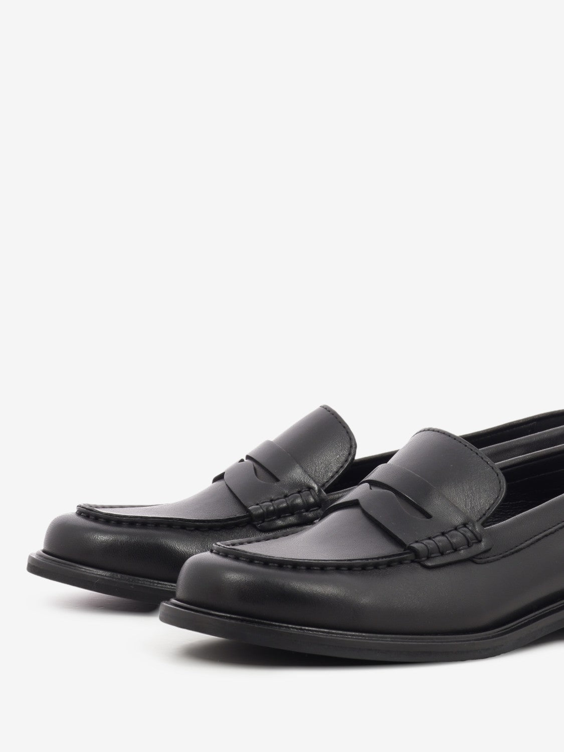 Mocassini Elsa in pelle nera