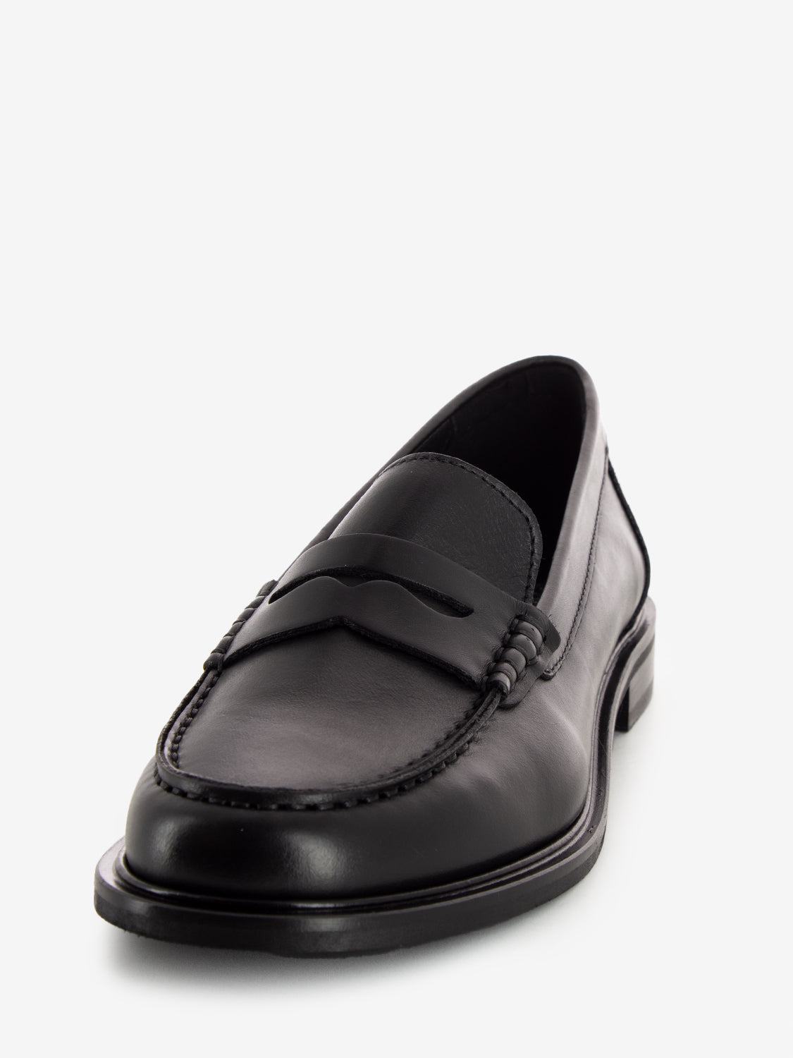 Mocassini Elsa in pelle nera