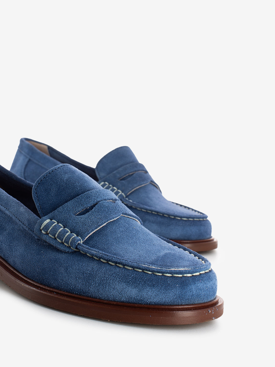 Mocassini Elsa in suede jeans
