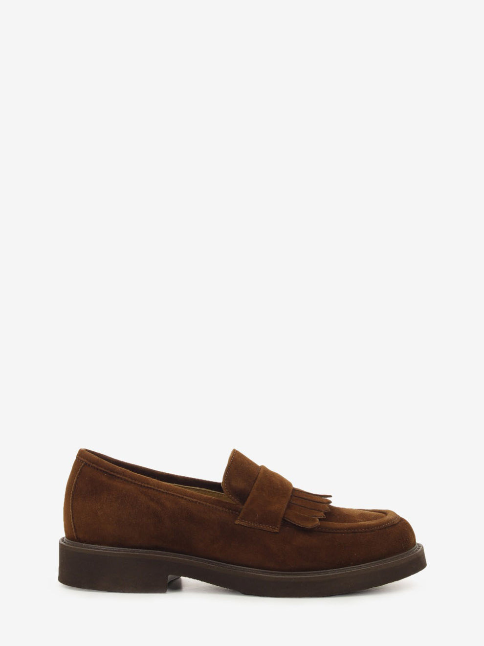 CHOCOLATE SUEDE LOAFER 247-6037/EXTRLHT_CHOCO