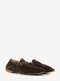 Pepper Suede Moccasins