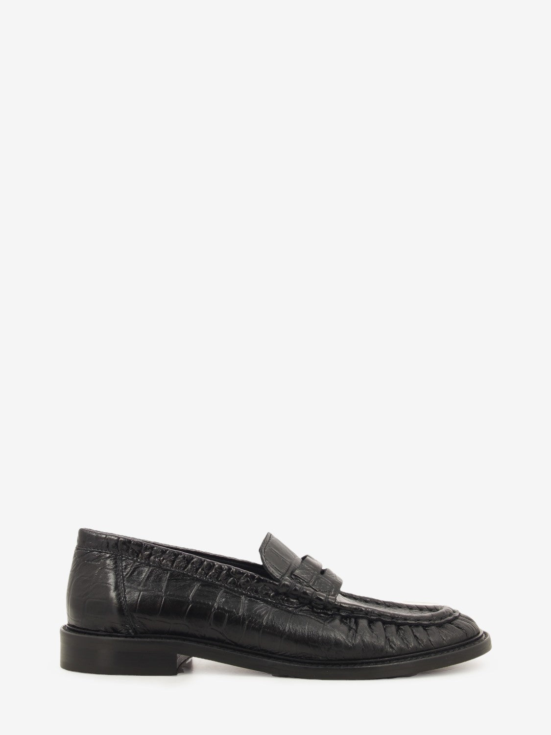 BLACK COCCO LOAFER VICKY-SC9-CRD_NERO