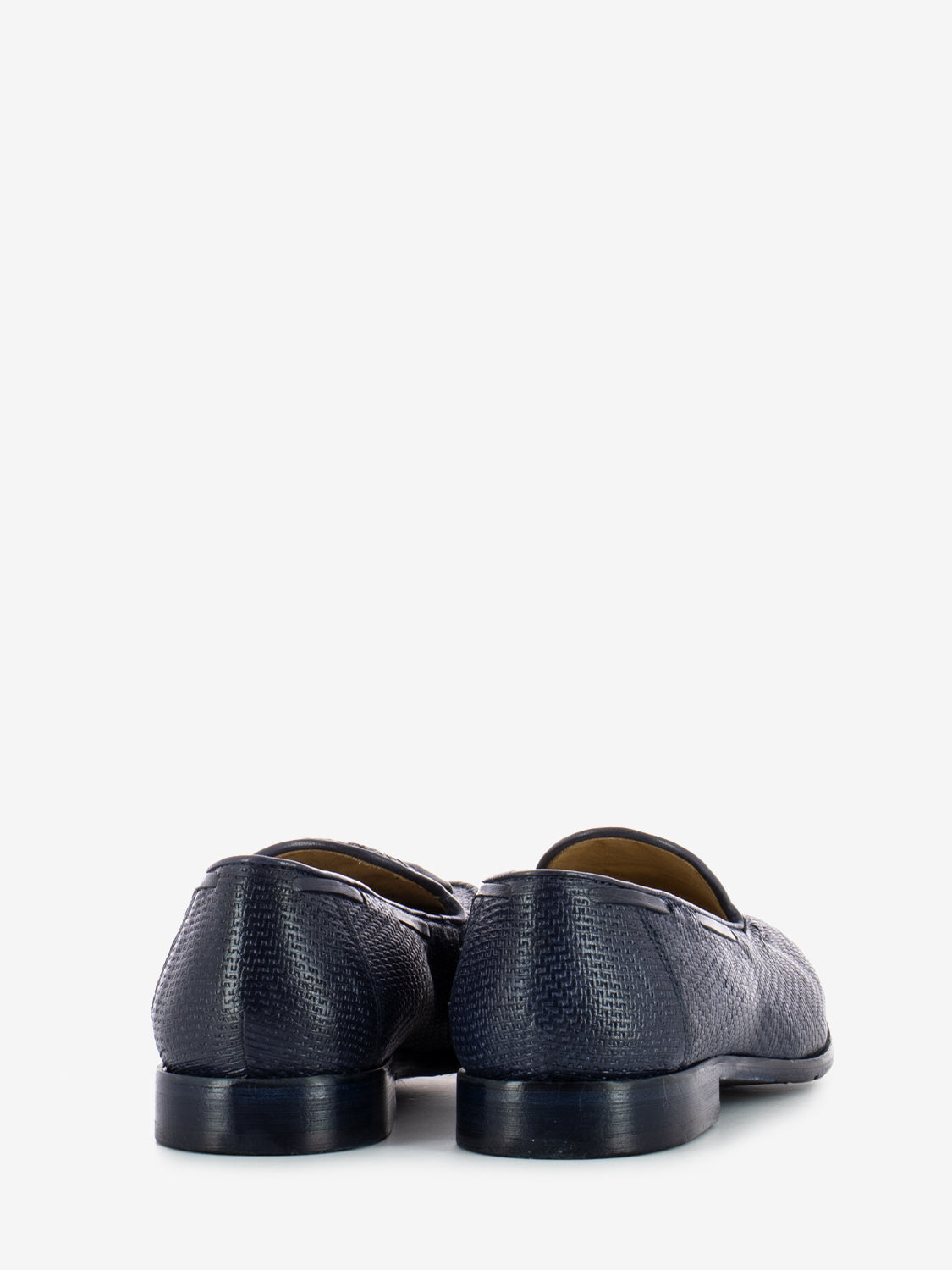 Laser Marine Leather Moccasins