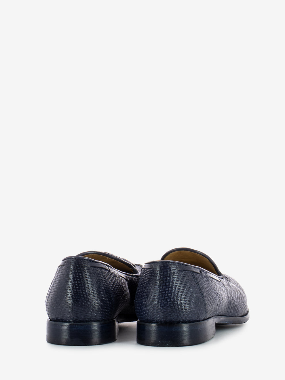 Laser Marine Leather Moccasins