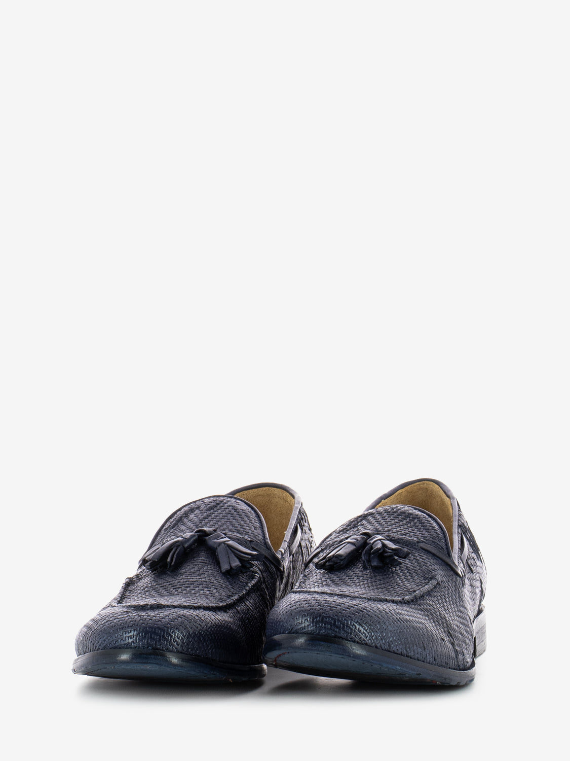 Laser Marine Leather Moccasins
