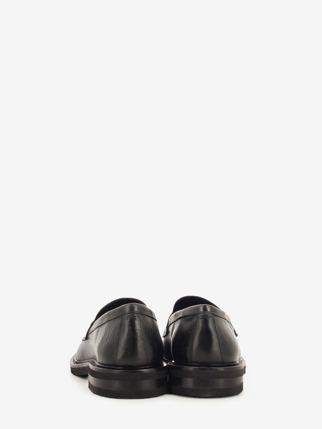 Mocassini in pelle nero