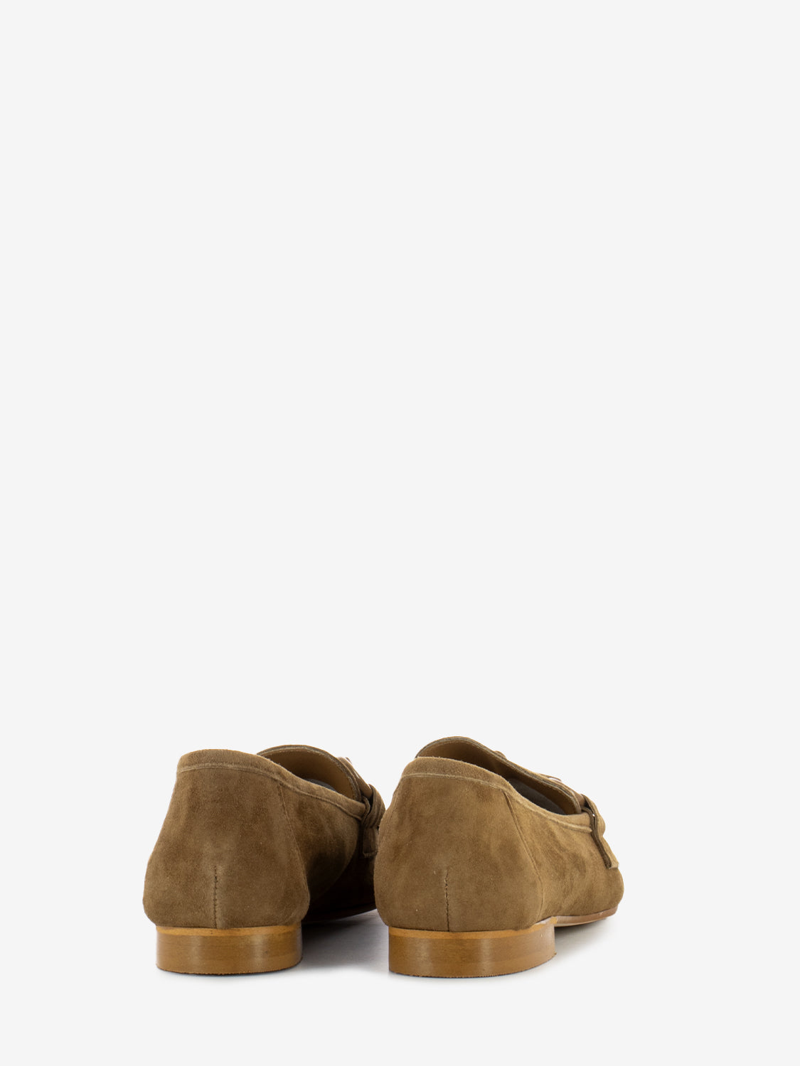 Mocassini in suede con morsetto sella