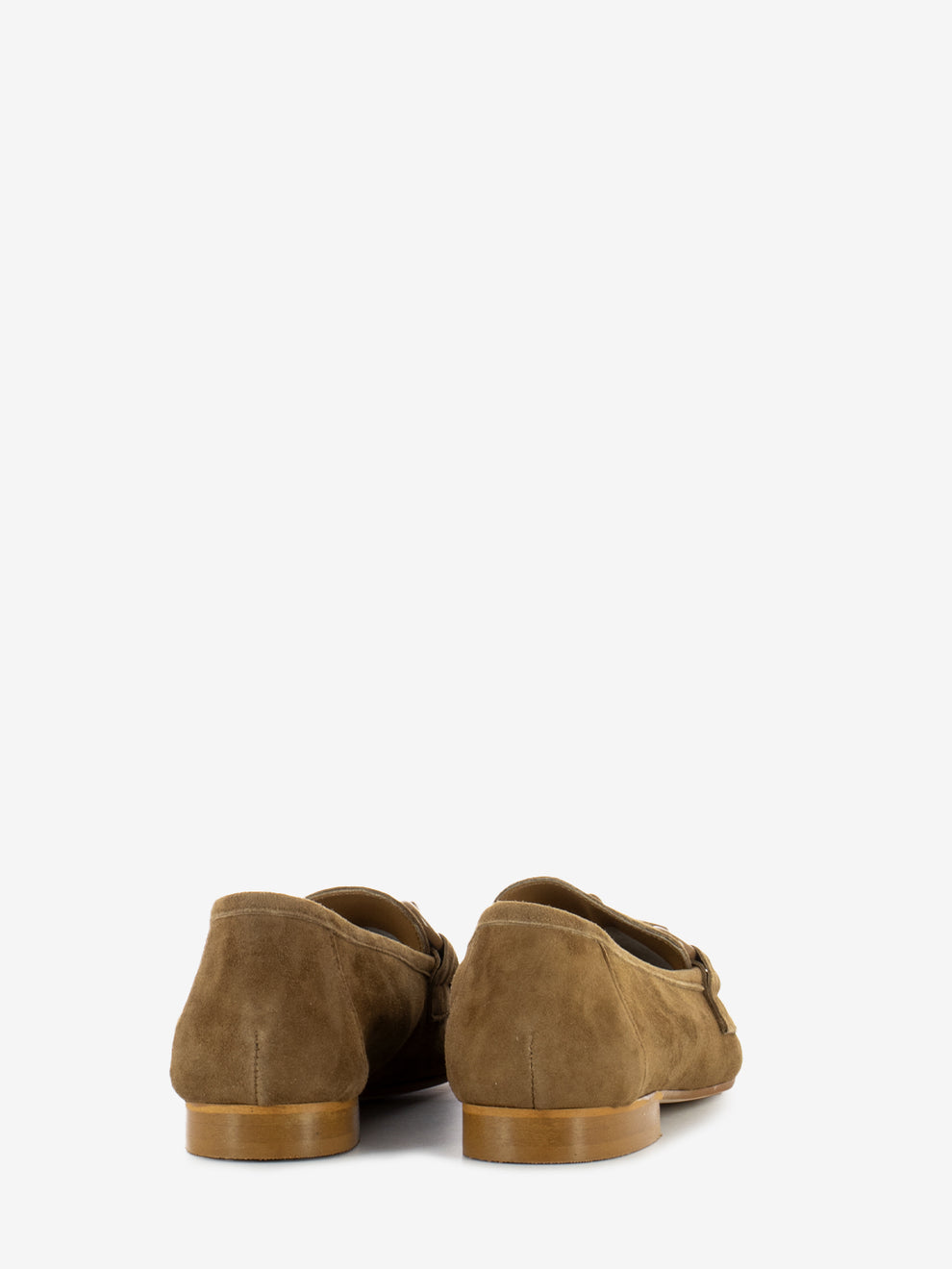 Mocassini in suede con morsetto sella