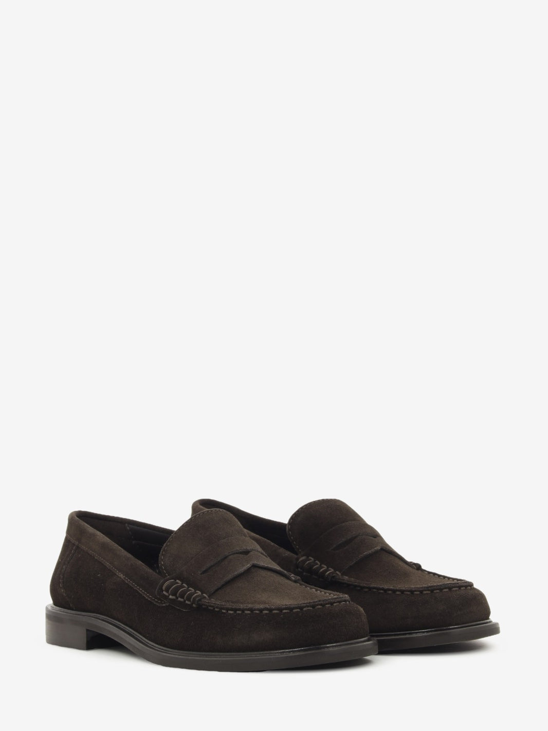 Mocassini in suede pepe