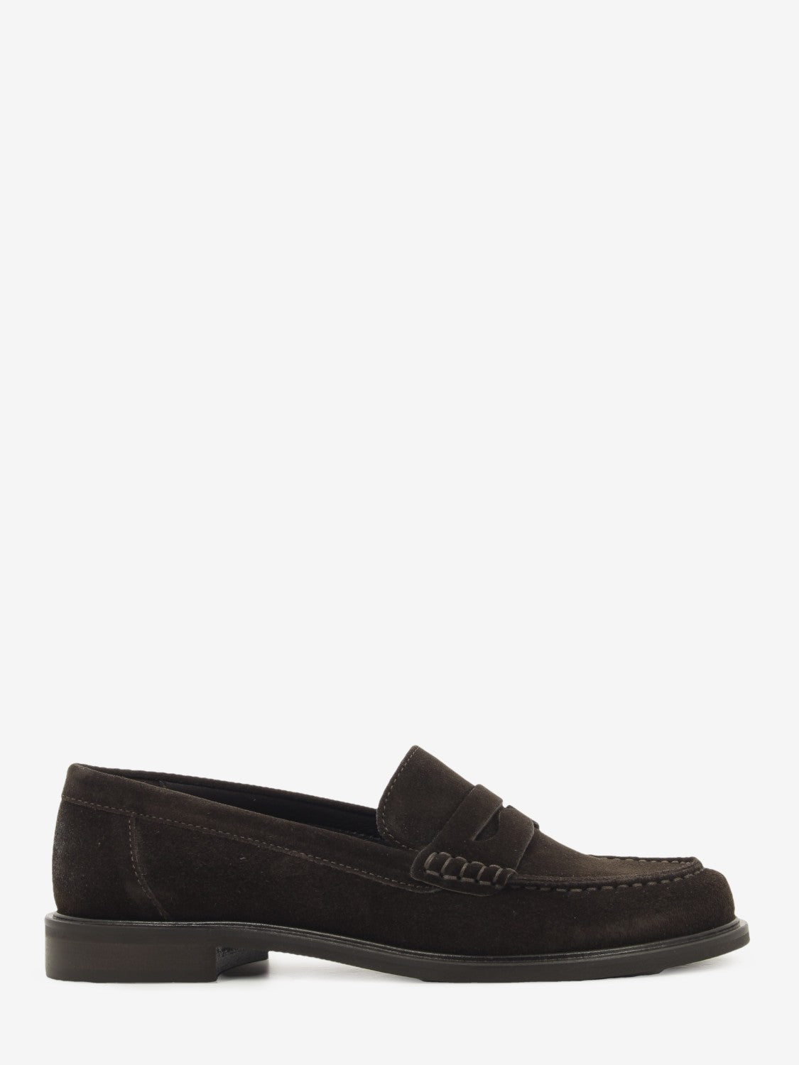 Mocassini in suede pepe