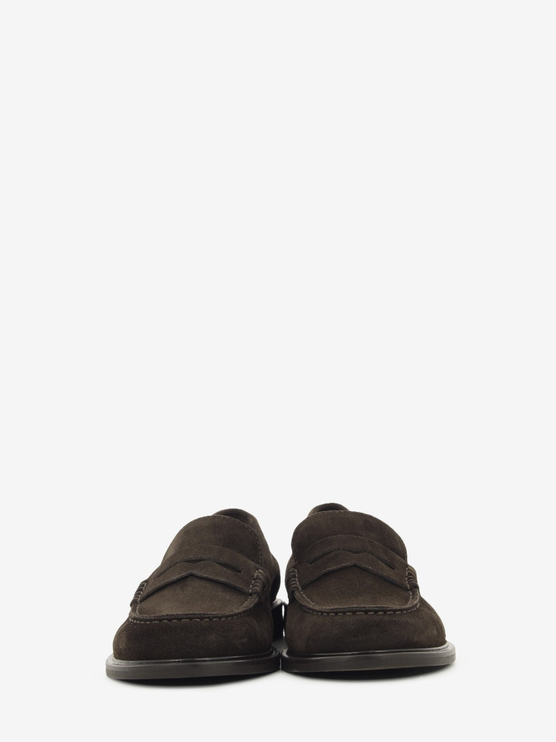 Mocassini in suede pepe